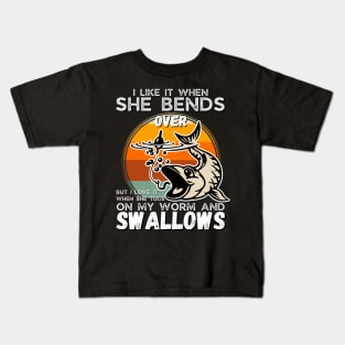 I Like It When She Bends Over Kids T-Shirt